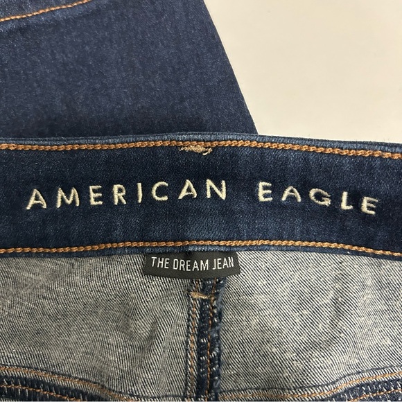 American Eagle Dream Jean Hi-Rise Jegging Women’s Size 8 Stretch Denim Dark Wash - Picture 6 of 8